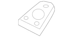 96327-wd200 Nissan Genuine Mirror Inside Base