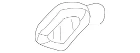 96329-ca100 Nissan Genuine Mirror Inside Cover