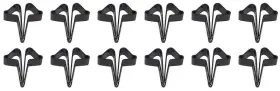 A9100110 Oer 1967-69 Camaro Firebird Rear Headliner Mounting Strip Clip Set Coupe 12 Piece