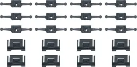 Me12228 Oer Authorized 1970-71 Challenger Barracuda Cuda Convertible Boot Well Molding Hardware Set