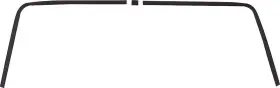 K887 Oer 1967-68 Camaro Firebird Rear Inner Headliner Molding Set 3 Piece
