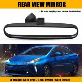 Xpd-hsj-16841 Oxilam 1 Pcs Rear View Mirror Interior For 2006-2014 Toyota Rav4 2007-2010 Yaris