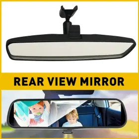 Xpd-hsj-49841 Oxilam 8 Inch Car Interior Rear View Clear Mirror Replacement Kit Universal New