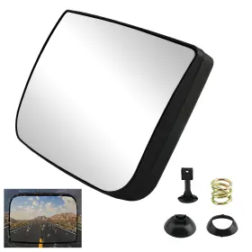 28717 Paddparts Heated Lower Convex Rearview Mirror Glass For 2008-2017 Freightliner Cascadia