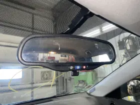 88974120 Pontiac 05-10 Vibe Rear View Mirror With Dual Reading Lamps Black
