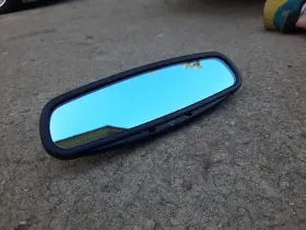 99773151107 Porsche Autodim Dimming Rearview Mirror Lite Factory Oem 1999 - 2007 911 997 Auto Dim Rear View Black Color