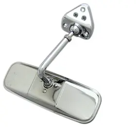 B6c-17700 Reproduction Each - Chrome Inside Rearview Mirror 1956-60 Ford Pickup Truck