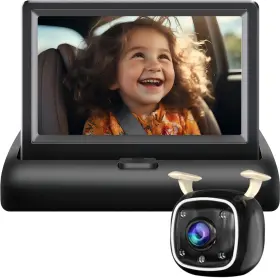 Bbc-b1 Rvgonow Baby Car Camera With 4.3ftft Monitor Usb Powered Rear Facing Seat Black