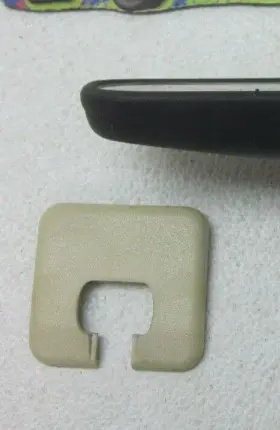 94-95-96-97-98-99-9-3 Saab 4421111 Rear View Mirror Trim Screw Cover Tan Windshield Roof Cap 95 96 97 98 900