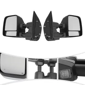 Senderpick 764909392665 2pc Left And Right Power Heated Towing Mirror With Bls For Nissan Titan 2017-2022 Us