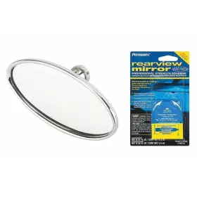 9101424 Speedway Motors Stainless Steel Oval Interior Rear View Mirror And Glue