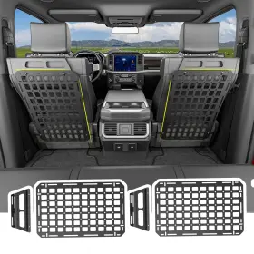 Ff041601 Szyang Seat Back Molle Panel Compatible With 2015-2026 Ford F-150 2pcs