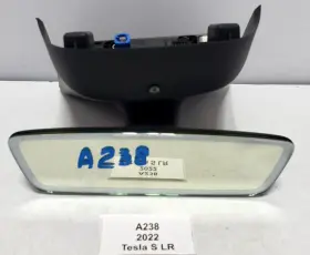 1610731-00-a Tesla 21-23 Oem Model S Long Range Interior Rear View Mirror Trim With Camera