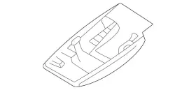 86466-08010 Toyota Genuine Interior Rear View Mirror Cover
