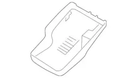 86466-34010 Toyota Genuine Front Camera Outer Cover