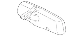 87810-06160 Toyota Genuine Mirror Inside