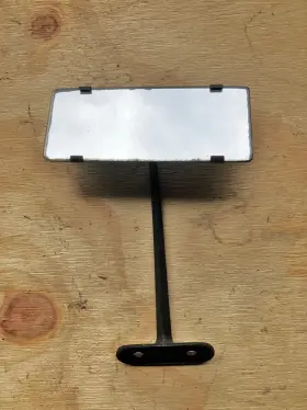 609317 Triumph Original Tr2 Tr3 And Tr3a Dash Top Rear View Mirror Vintage