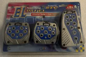 Js-3006bl Tuned By Stc Light Up Standar Transmission Universal Pedals