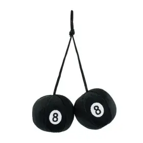 70204 United Pacific Interior Rear View Mirror Decoration Fuzzy 8 Ball