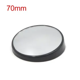 Uxcell 605322715610 Black Shell 70mm Round Convex Wide Angle Automobile Rear View Blind Spot Mirror