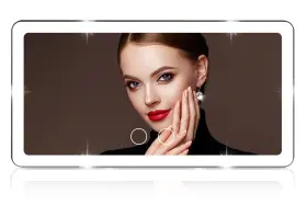 H0001 Vanmirr Car Sun Visor Vanity Mirrorbig Led Mirror With 3 Light Modes And 80 Ledsrec