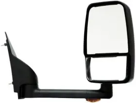 715438 Velvac 2020 Deluxe Door Mirror Black 96 Inch Body Width Head Passenger Side