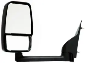 728519 Velvac 2020 Ss Deluxe Door Mirror Black 96 Inch Body Width Head Driver Side