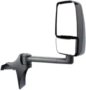 728520 Velvac 2020 Ss Deluxe Door Mirror Black 96 Inch Body Width Head Passenger