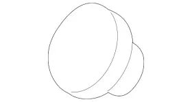 17a-868-033-a Volkswagen Genuine Mirror Support