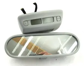 1c0-857-511-bl-y20 Volkswagen 03-10 Beetle Interior Inside Rear View Mirror With Clock Gray Oem