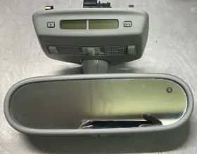 1c0857511cy20 Volkswagen 2002-2005 Beetle Rearview Mirror With Digital Clock Oem