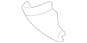 1k0-858-547-9b9 Volkswagen Genuine Side Cover