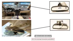 267-10440 Volkswagen Rear View Mirror Without Automatic Dimming Fits 23-24 Jetta 8942478