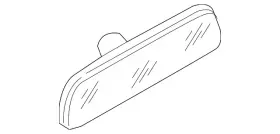 3c0-857-511-j-pzi Volkswagen Genuine Mirror Inside