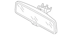 3g0-857-511-n-sma Volkswagen Genuine Mirror Inside