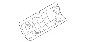 7p6-857-185-82v Volkswagen Genuine Inner Cover