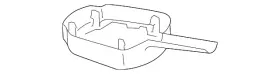 7p6-857-594-9b9 Volkswagen Genuine Wire Shield