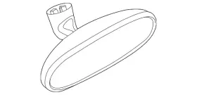 8j0-857-511-k-icj Volkswagen Genuine Mirror