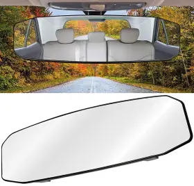 Wonrvm3 Wontolf 12x3.6ftft Rear View Mirror Largest Panoramic Wide Angle Rearview On The