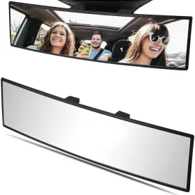 Lgc8ji17np Wssrogy Car Rearview Mirror Hd Glass 12 Inch Anti Glare Clip On Panoramic Wid