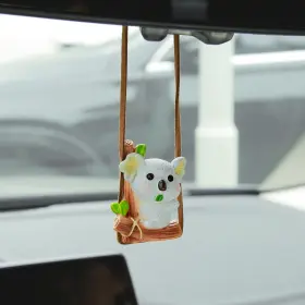 Mgygs50388 Ygmoner Cute Swinging Koala Car Rear View Mirror Hanging Accessories Funny
