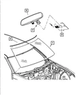 Genuine Mopar Inside Rear View Mirror 4806261AC New. Price: $356.94.
