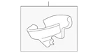 Genuine Bmw Interior Rear View Mirror Cover 51-16-9-216-739 New. Price: $46.96.