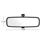 Universal Black Day/night Interior Rearview Mirror Assembly Glue-on Mount New. Price: $22.95.