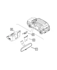 Genuine Mopar Inside Mirror Cover 5UW32LXHAA New. Price: $56.11.