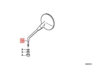 Bmw 247 47E K56 K58 0511 88 0521 Rear View Mirror 51161453078 No Duty To New. Price: $96.72.