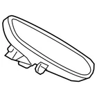 Genuine Bmw Rearview Mirror, Manual / Le 51-16-9-243-589 New. Price: $250.34.