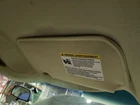 Passenger Sun Visor Vin Z 8TH Digit Fits 05-07 Escape 1164904 Used. Price: $27.19.