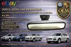 03-10 Vw Porsche Oem Interior Rear Grey View Mirror W/ Auto Dim 7L085751171N L3 Used. Price: $99.99.
