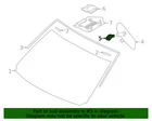 New Genuine Nissan Cover-inside Mirror 96329CA100 / 96329-CA100 Oem. Price: $35.12.